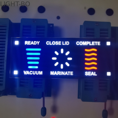7 SGS comunes multicolor del cátodo de la pantalla LED 30mcd del segmento para el aspirador
