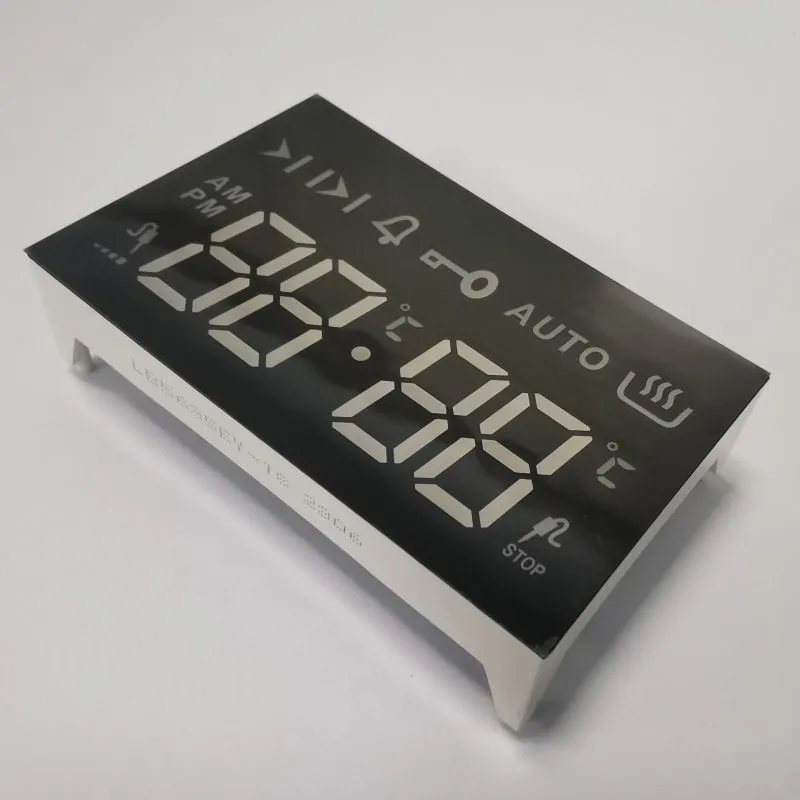 Pantalla LED de 7 segmentos de ámbar ultra brillante de 4 dígitos Anodo común para 4 teclas táctiles 1