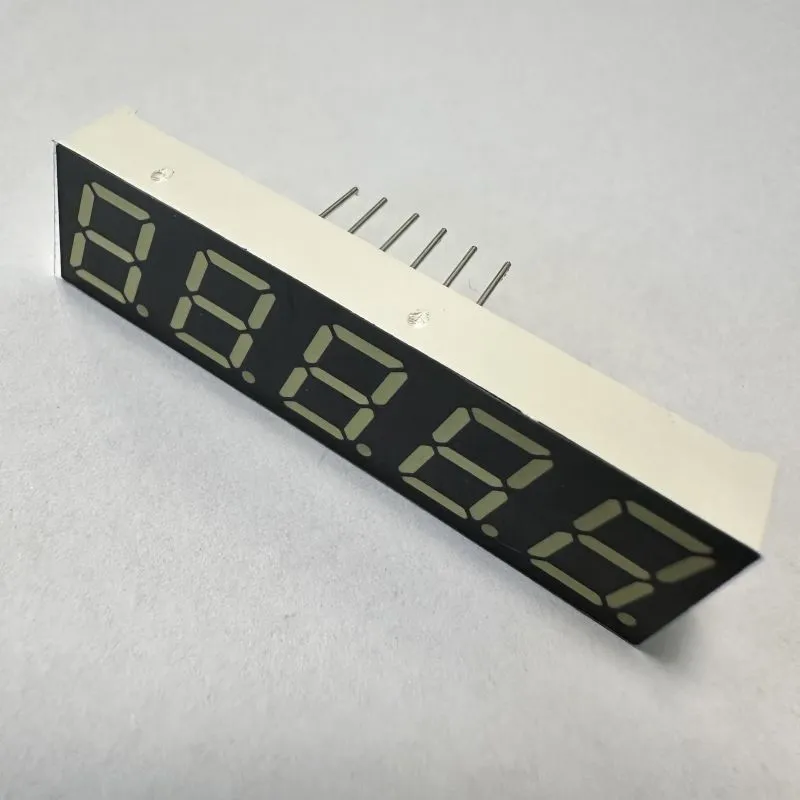 Ultra Blanco 7 Segmento LED Display 5 dígitos 0,39 pulgadas Anodo común para el indicador digital 4
