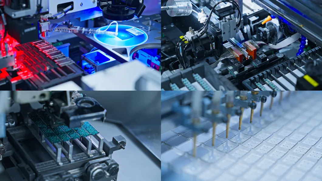 Display LED de 7 segmentos de colores (azul/blanco/rojo) para las capuchas de la cocina 4