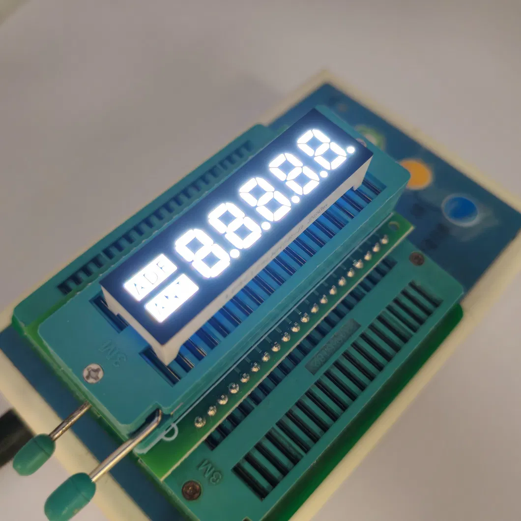 Display de reloj LED de 7 segmentos de 4 d&iacute;gitos de color blanco ultra brillante para electrodom&eacute;sticos 0