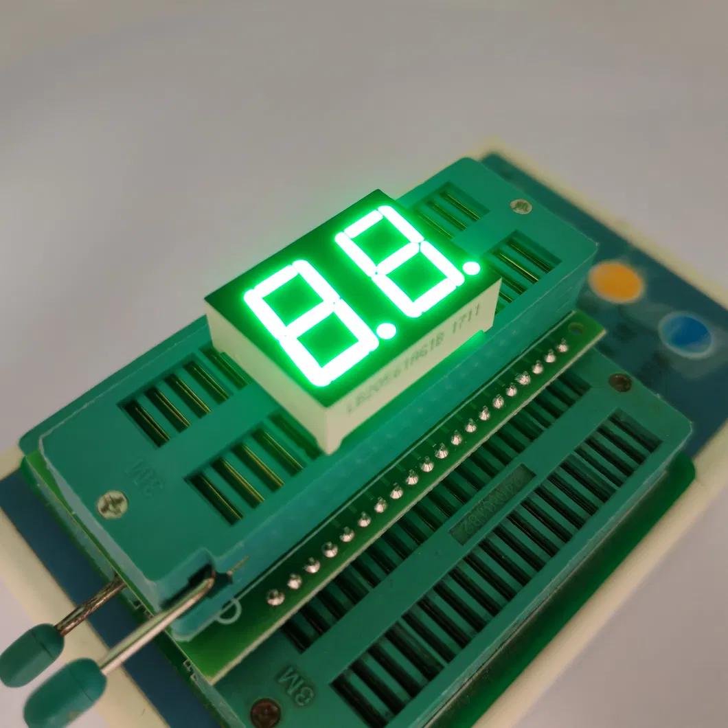 Display LED compacto de 0,56" verde de 7 segmentos para electr&oacute;nica 0