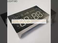 Pantalla LED de 7 segmentos de ámbar ultra brillante de 4 dígitos Anodo común para 4 teclas táctiles