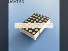 Display LED de matriz DOT de 3 mm de color amarillo súper brillante para señales móviles / tableros de mensajes