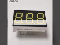 Pantalla LED de 3 dígitos y 7 segmentos de color blanco ultrabrillante de 0,36