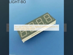 Pantalla LED roja de 4 dígitos y 7 segmentos de cátodo común para equipos de atletismo