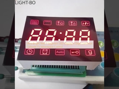 Display LED de 7 segmentos de color rojo ultra brillante de 4 dígitos con cátodo común de control de microondas