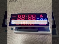 Display LED de 7 segmentos de color rojo/azul ultra personalizado con cátodo común para el controlador de la olla de gas