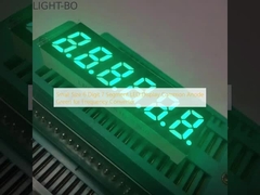 Display LED de tamaño pequeño de 6 dígitos y 7 segmentos Anodo común verde para convertidor de frecuencia