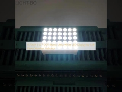 0.7 pulgadas 5 x 7 DOT Matrix Ultra White LED Display para el indicador de número de piso del ascensor