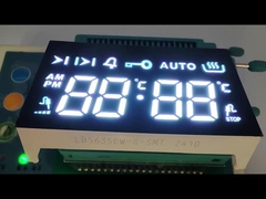 pantalla LED de 7 segmentos de 4 dígitos de color blanco ultrabrillante