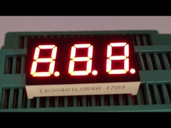 Display LED de 7 segmentos de 3 dígitos de 0,4 pulgadas de color rojo brillante para el indicador de temperatura