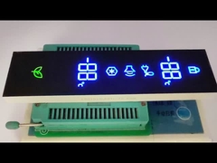 Display LED de 7 segmentos con cátodo común de color azul/verde ultra para controladores de refrigeradores