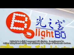 Display LED de 4 dígitos y 7 segmentos para el controlador de temperatura