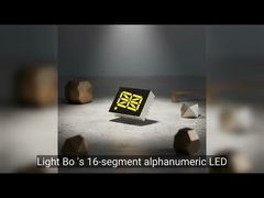 Pantalla LED alfanumérica de 16 segmentos de 0.8 pulgadas Ultra Blanca para indicador de ascensor