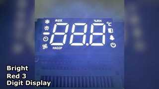 Pantalla LED de 3 dígitos 14,2 mm rojo ultrabrillante