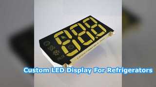 Pantalla LED personalizada para control de temperatura del refrigerador