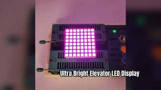 Pantalla de matriz de puntos LED ultrabrillante de 8x8 para ascensores