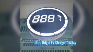 Pantalla LED ultrabrillante para cargadores de vehículos eléctricos