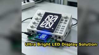 Módulo de pantalla LED de 6 segmentos ultrabrillante en pulgadas